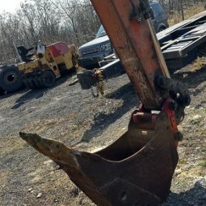 foto 12.5t koparka ofset guma Terex HR42 Schaeff